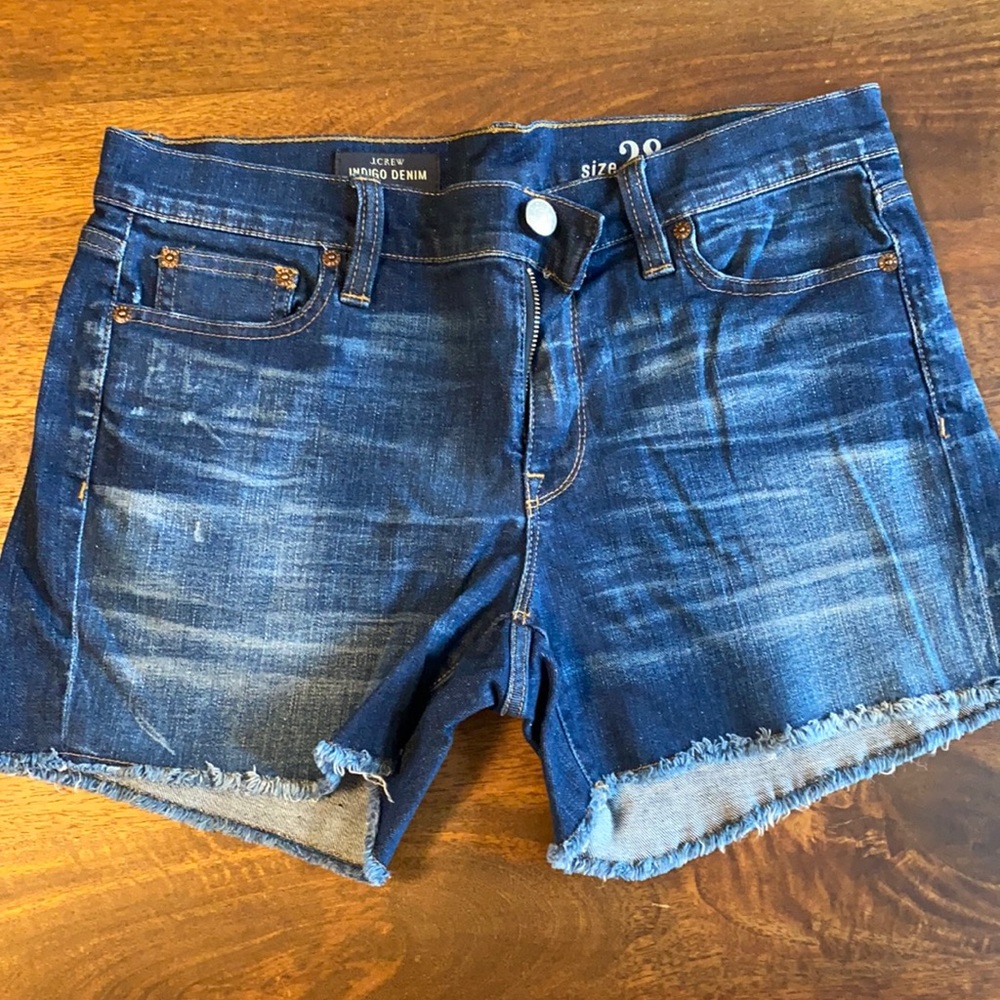 JCrew Indigo Denim Shorts